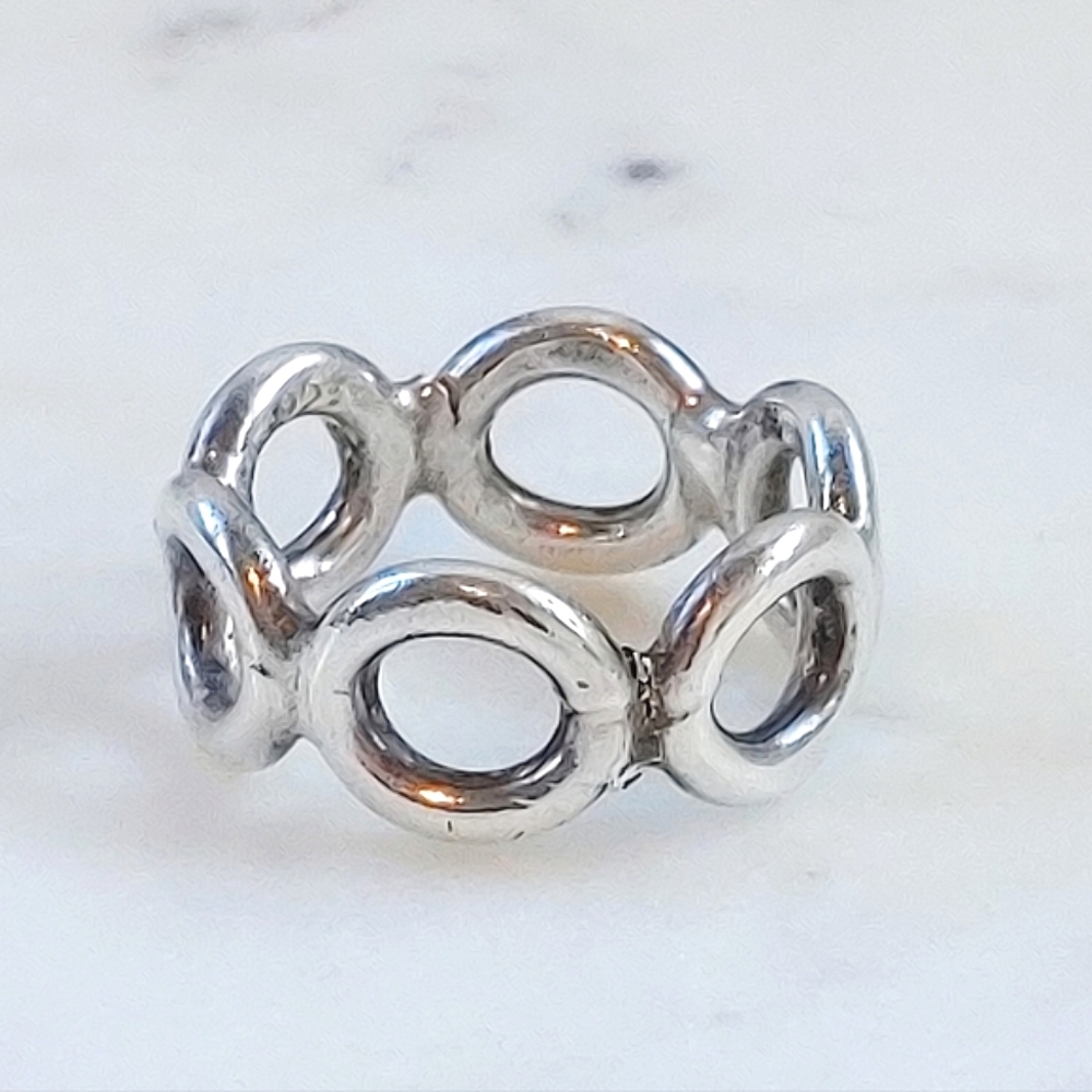 Sterling Silver Ring - Geometric, Artisan Made